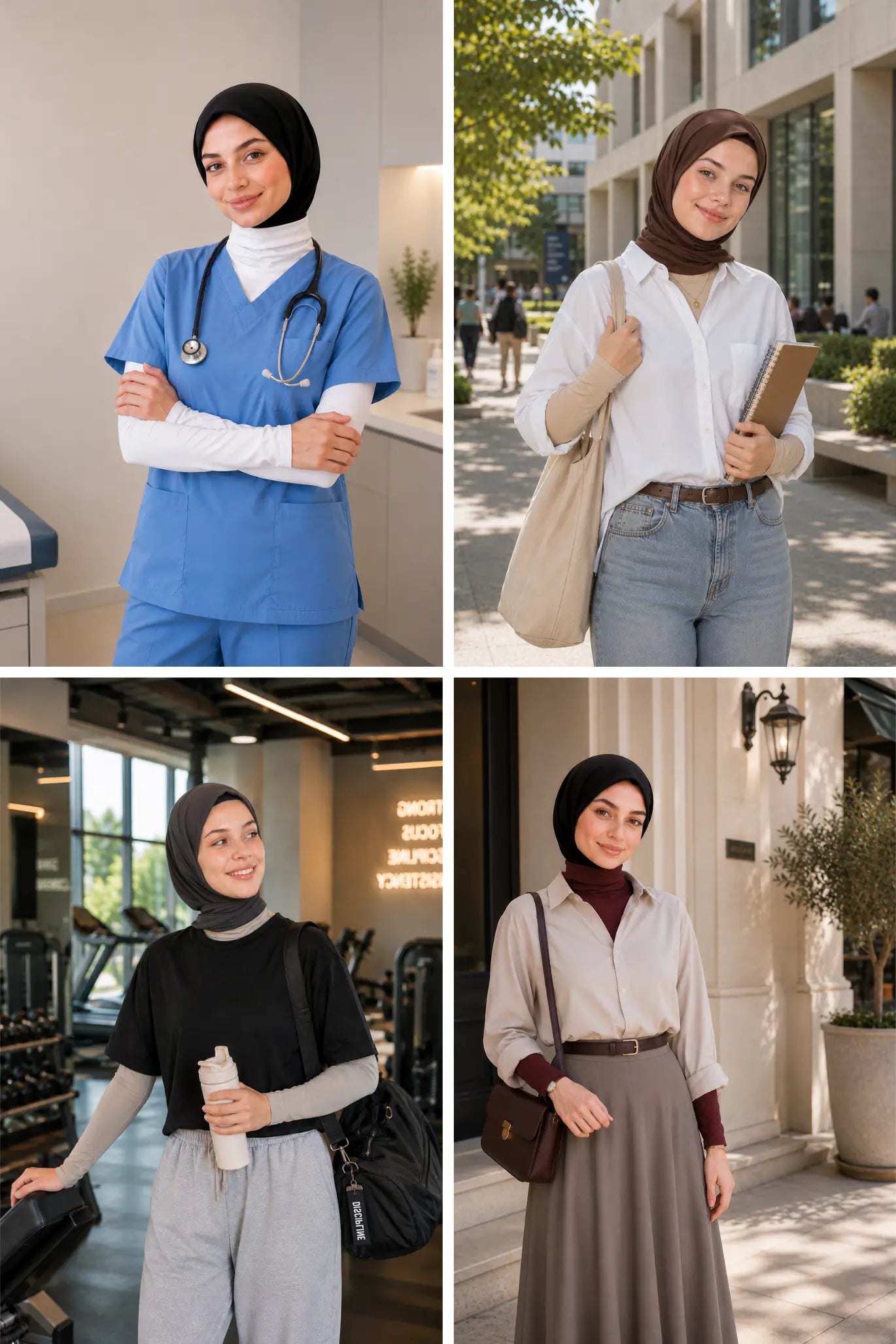طوق الرقبة بأكمام طويلة | غطاء للرقبة والاكمام