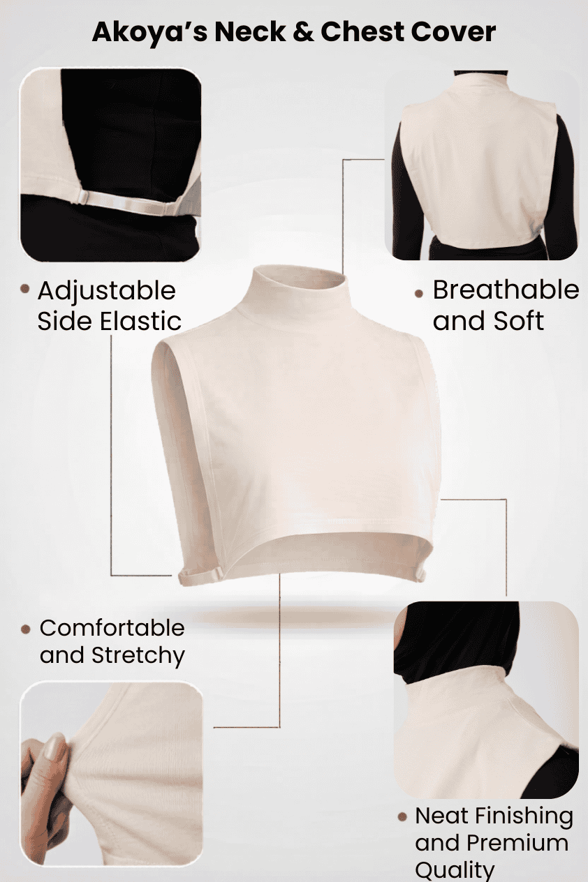Premium Neck & Chest Cover | With Adjustable Side Elastic
