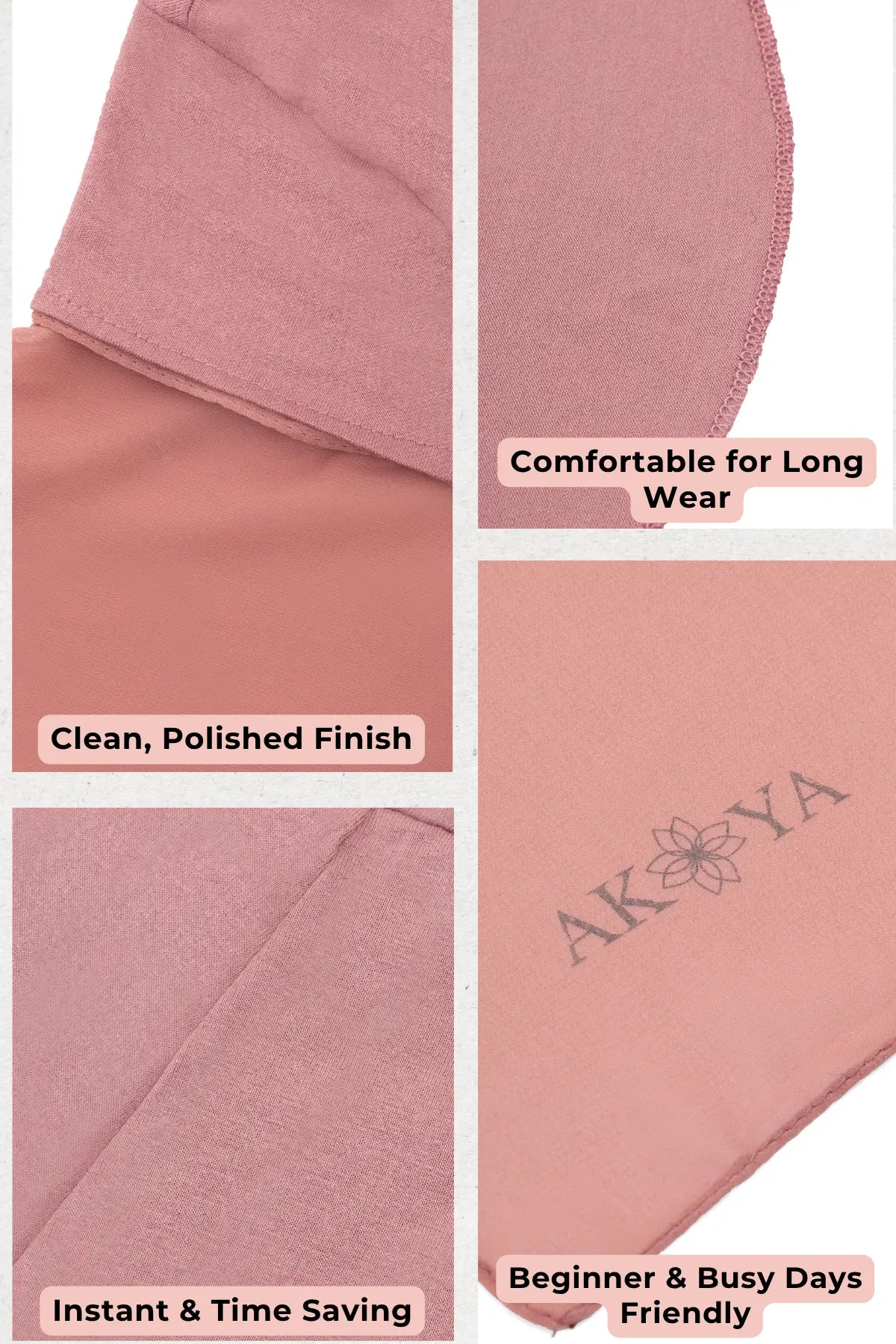 Instant Hijab - 2 in 1 Chiffon & Full Coverage