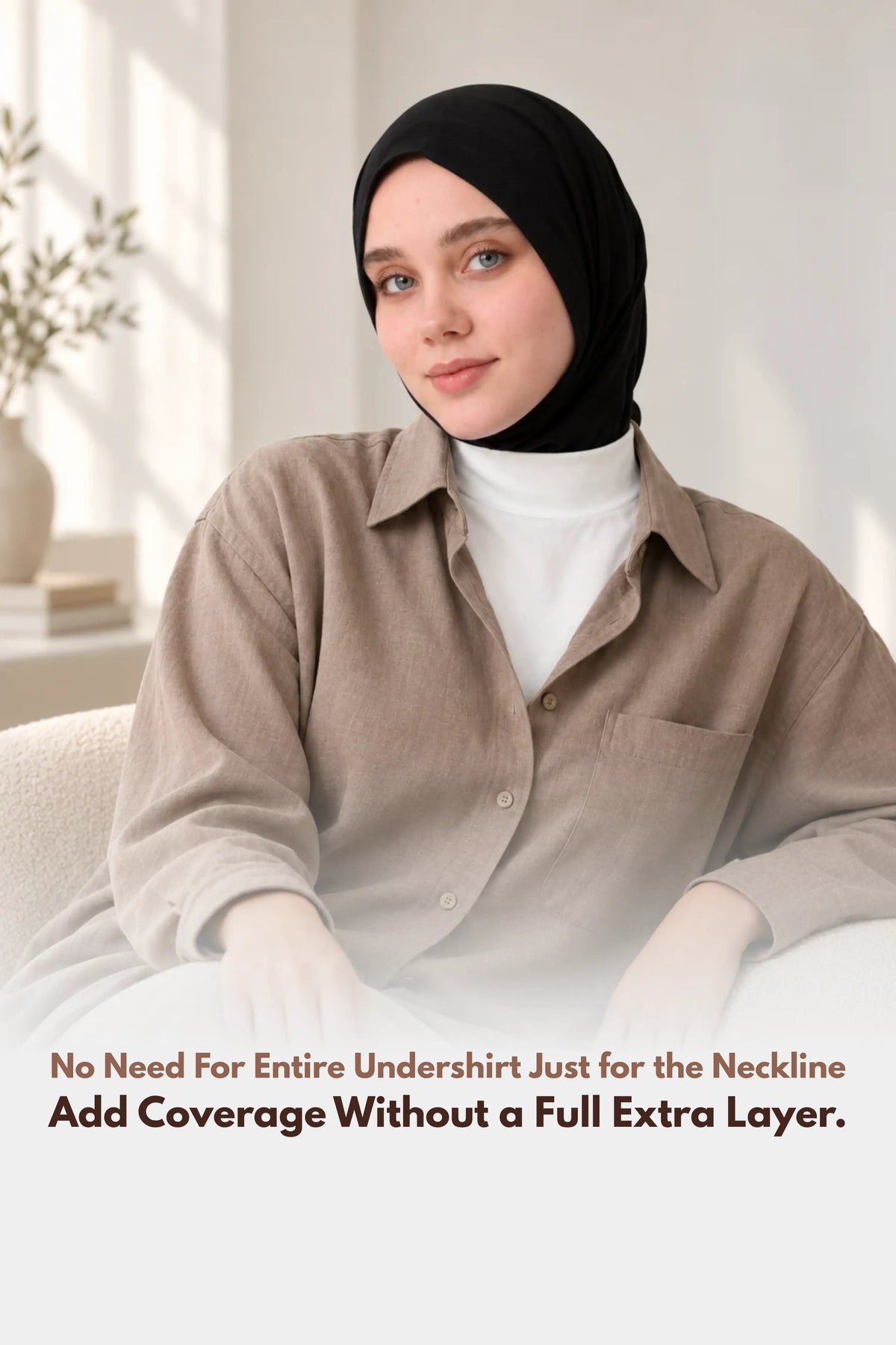 Premium Neck & Chest Cover | With Adjustable Side Elastic