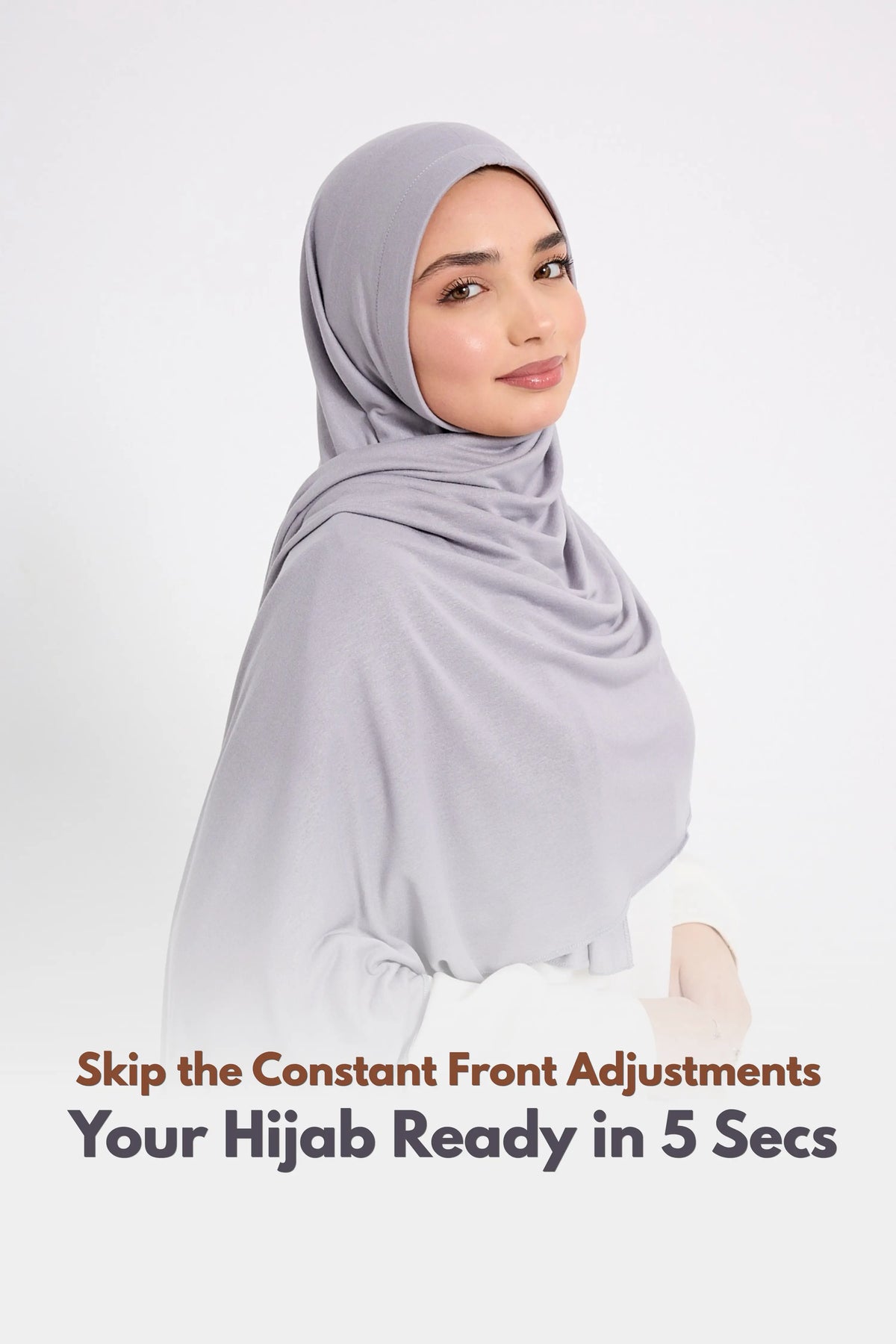 Instant Jersey Hijab (With Structured Front)