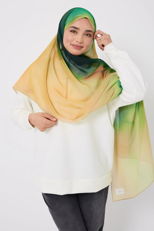Printed Chiffon Hijab - Where I Begin
